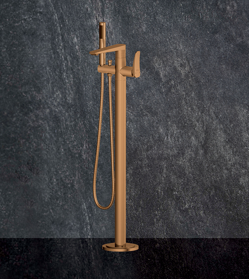 Free Standing Brass Bath Mixer – Aquant India